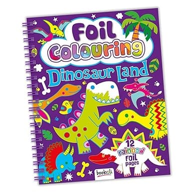 Foil Colouring Dinosaur Land