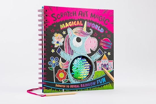 Magical World (scratch Art Sequins)
