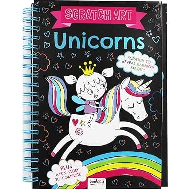 Unicorns Scratch Art