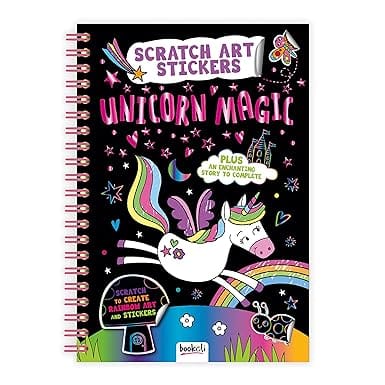 Unicorn Magic Scratch Art Stickers