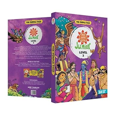 The Purple Pack Amar Chitra Katha Junior Pack Level- 03