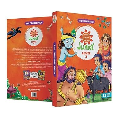 The Orange Pack Amar Chitra Katha Junior Pack Level-02