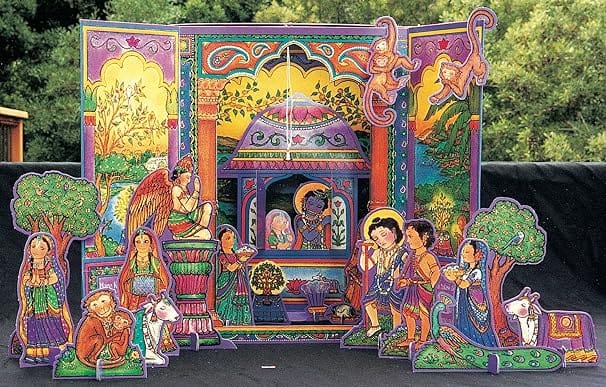 Vrindavan Activity Set Fold-out Temple And Altar