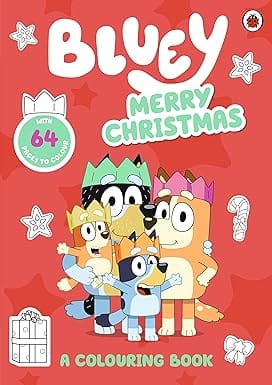 Bluey Merry Christmas A Colouring Book