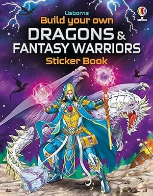 Build Your Own Dragons And Fantasy Warriors Sticker Book