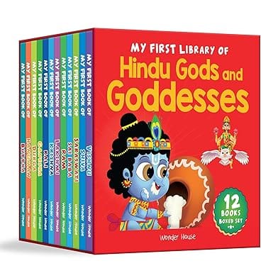 My First Library Of Hindu Gods And Goddesses (boxed Set) - Set Of 12 Books