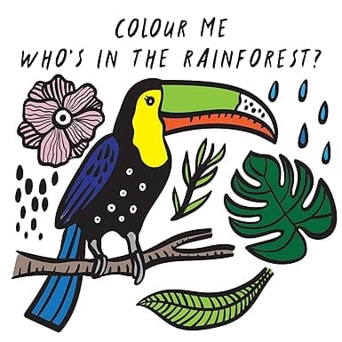 Colour Me Whos In The Rainforest? Watch Me Change Colour In Water Volume 3 (wee Gallery Bath Books)