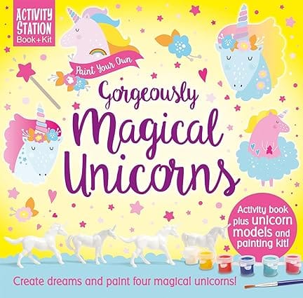 Paint Your Own Gorgeous Unicorns (activity Station Gift Boxes)