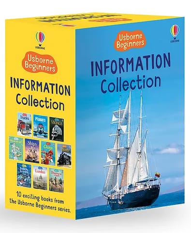 Usborne Beginners Information Boxset Of 10