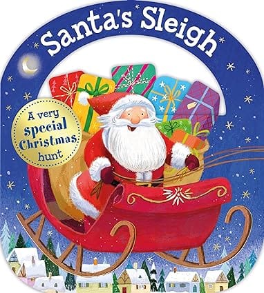 Carry-along Tab Book Santas Sleigh