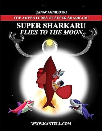 Super Sharkaru Flies To The Moon