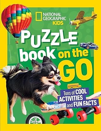 National Geographic Kids Puzzle Book On The Go