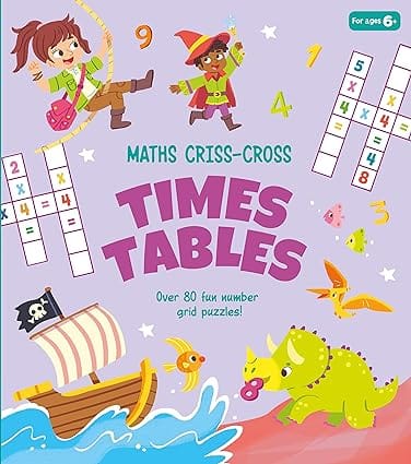 Maths Criss-cross Times Tables Over 80 Fun Number Grid Puzzles!