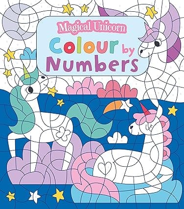Magical Unicorn Colour By Numbers