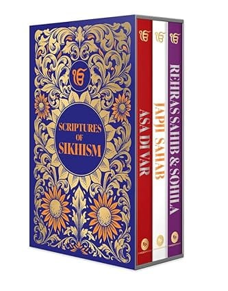 Scriptures Of Sikhism Boxed Set -japji Sahib| Asa Di Var| Rehras Sahib Sohila (deluxe Hardbound Edition)
