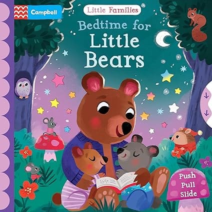 Bedtime For Little Bears A Push Pull Slide Book