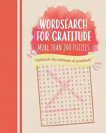 Wordsearch For Gratitude Puzzles To Make You Thankful (colour Cloud Puzzles)