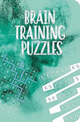 Brain Training Puzzles (192pp Royal-format Foil Puzzles)