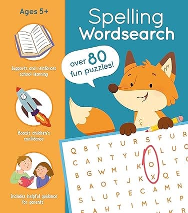 Spelling Wordsearch Over 80 Fun Puzzles!
