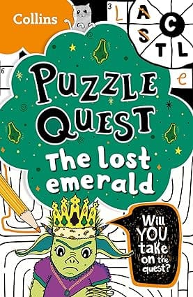 The Lost Emerald Solve More Than 100 Puzzles In This Adventure Story For Kids Aged 7+ (puzzle Quest)