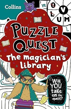 The Magicians Library Solve More Than 100 Puzzles In This Adventure Story For Kids Aged 7+ (puzzle Quest)