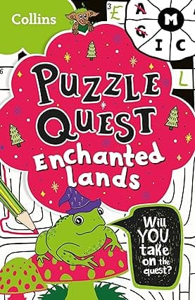 Enchanted Lands Solve More Than 100 Puzzles In This Adventure Story For Kids Aged 7+ (puzzle Quest)