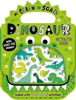 Shiny Stickers My Green And Scaly Dinosaur Activity Book