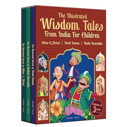 The Illustrated Wisdom Tales From India For Children Collection Of 3 Books