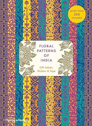 Floral Patterns Of India Gift Labels, Stickers And Tape (sticker & Tape Book)