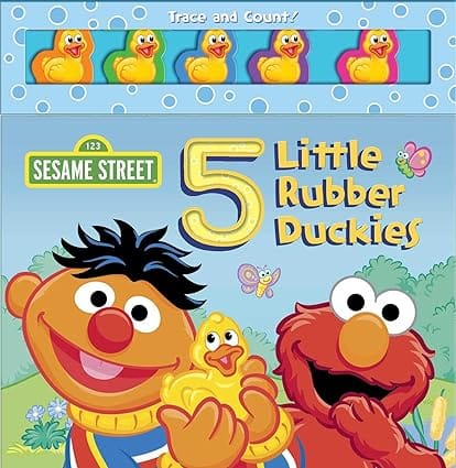 Sesame Street 5 Little Rubber Duckies