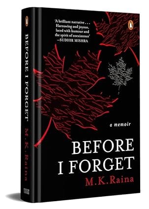 Before I Forget A Memoir