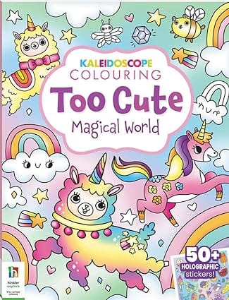 Kaleidoscope Sticker Colouring Too Cute Magical World