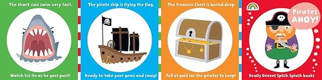 Splish Splash Pirates Ahoy (splish Splash Bath Book)
