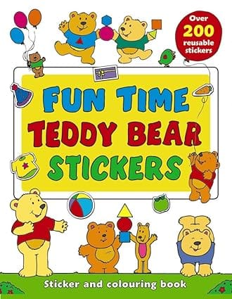 Fun Time Teddy Bear Stickers