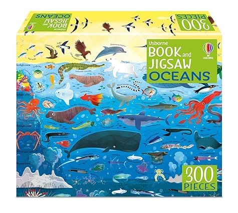Usborne Book And Jigsaw Oceans