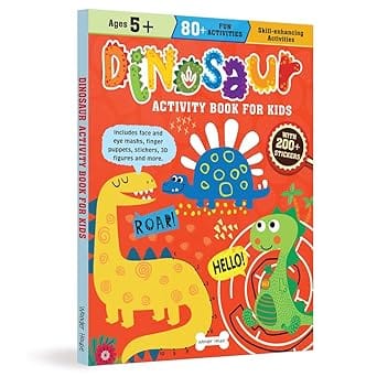 Dinosaur Activity Book For Kids