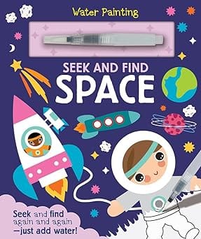 Seek And Find Space (water Painting Seek And Find)
