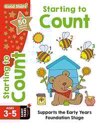 Gold Stars Starting To Count Ages 3-5 Early Years Supports The Early Years Foundation Stage