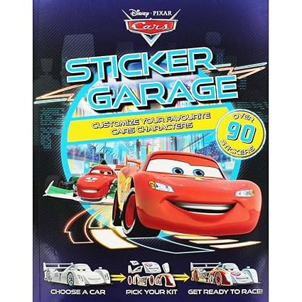 Disney Pixar Cars Sticker Garage Customize Your Favourite Cars Characters