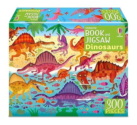Usborne Book And Jigsaw Dinosaurs