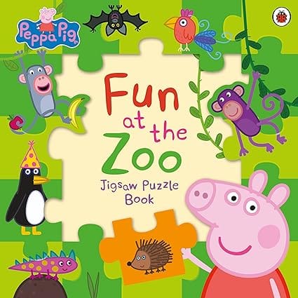 Peppa Pig Fun At The Zoo Jigsaw Puzzle Book