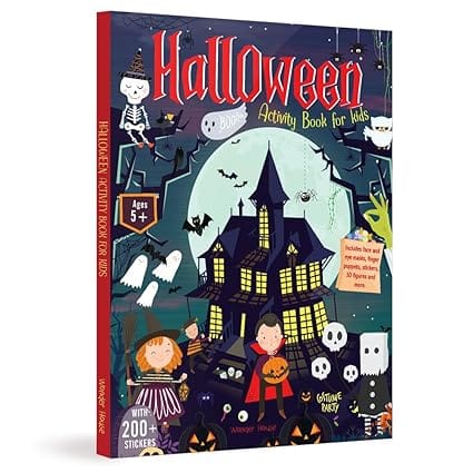 Halloween Activity Book For Kids