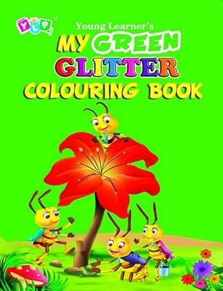 My Green Glitter Colouring Book