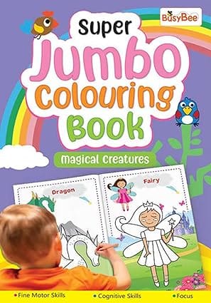 Super Jumbo Colouring Book (magical Creature)