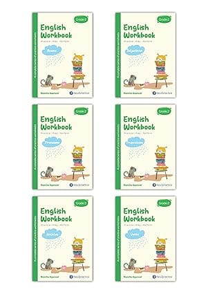 Key2practice English Grammar Activity Workbook For Class 2 (set Of 6)