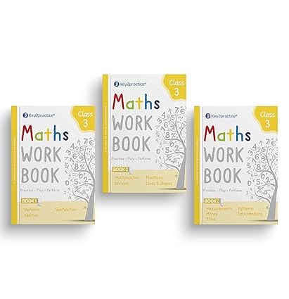 Key2practice Maths Workbook For Class 3 (set Of 3)