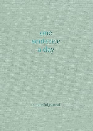 One Sentence A Day A Mindful Journal