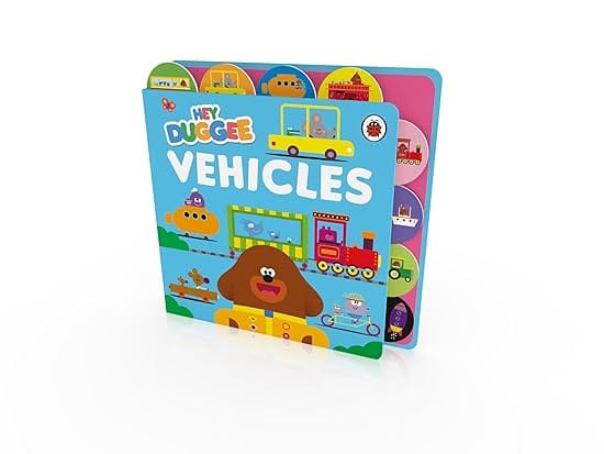 Hey Duggee Vehicles Tabbed Board Book