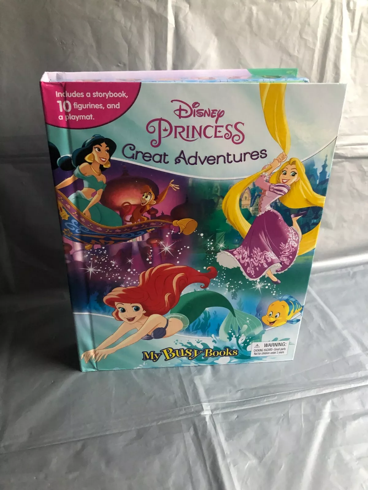 My Busy Book Disney Princess Great Adventure Story Playmat 10 Figures Mulan