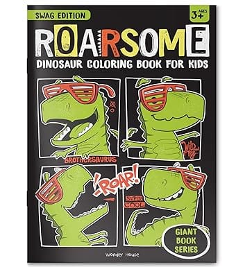 Roarsome Giant Coloring Book For Kids